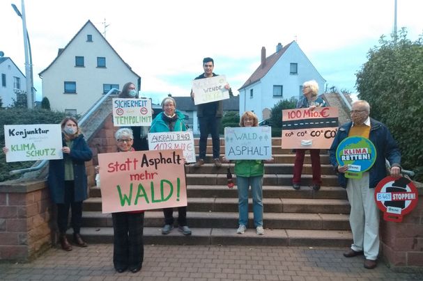 Demo in Großostheim am 08.10.2020