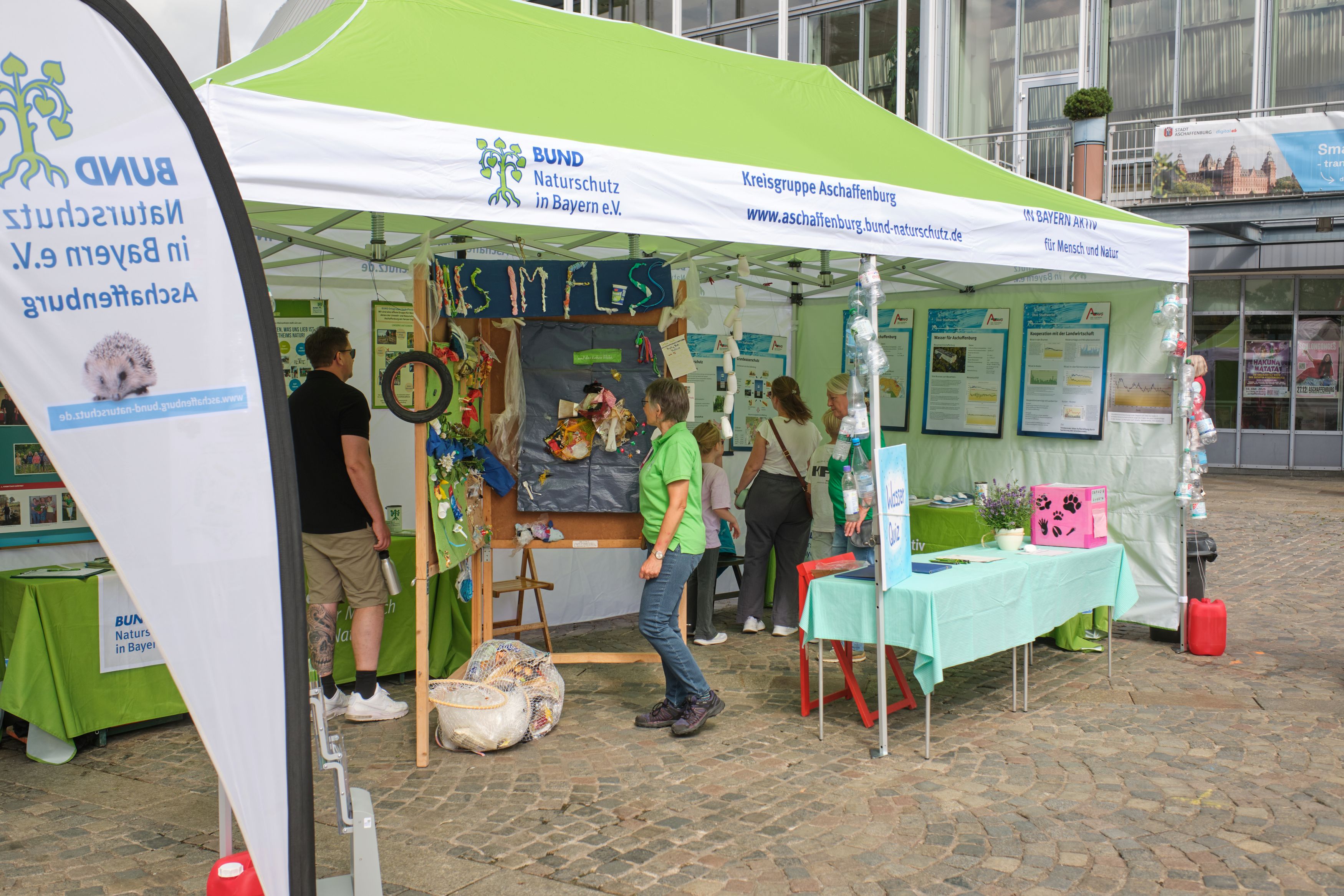 Infostand BN beim Ökomarkt 2025, Foto: Andreas Schulz