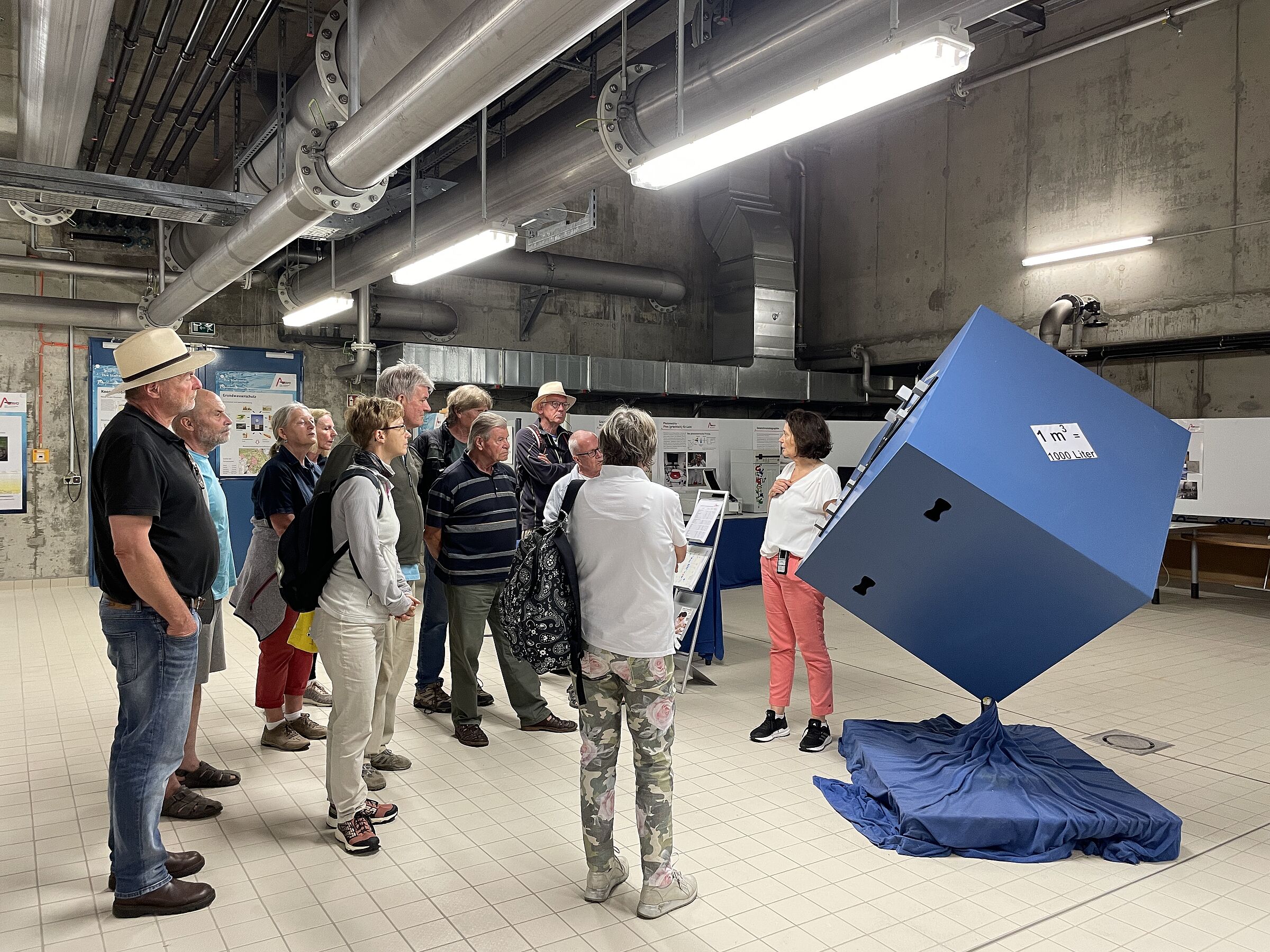 Führung im Wasserwerk, Foto: R.Radl